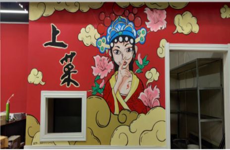  玉环墙体彩绘的发展和应用